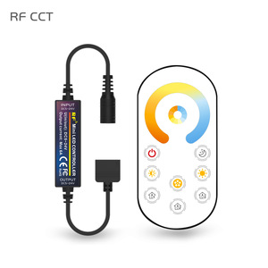 5-24 В светодиодные полосы мини-контроллер один цвет CCT RGB RGBW RGBCCT изменение цвета с радиочастотным пультом дистанционного управления светодиодный контроллер полосы