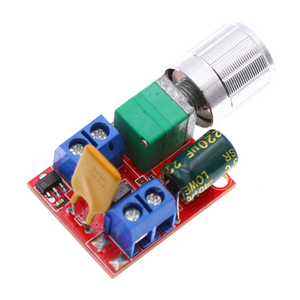Controlador de velocidad de motor de CC PWM, 2A, 3A, 5A, 10A, 1803BK, 1203BK, tablero de interruptor LED, regulador de motor de CC - Product Image 1