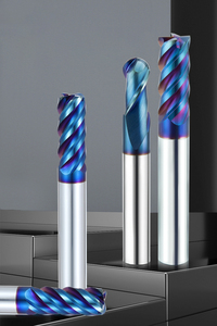 قاطع طحن CNC 4 فلوت عالي الدقة 65 درجة مطحنة نهاية كربيد صلبة مع OEM قابلة للتخصيص - Product Image 3