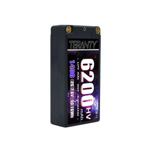 6200Mah <span class=keywords><strong>2S</strong></span> 7.6V Hv düşük profil Hardcase <span class=keywords><strong>Shorty</strong></span> Lipo meyilli 5.0Mm mermi yarış Rc otomatik önyükleme 140C 7.6V pil - Product Image 4