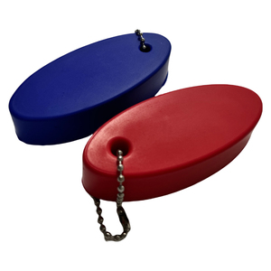 卸売PUフローティングキーホルダーBo-atキー楕円形PUフロートキーホルダーボート用防水フローティングキー - Product Image 4
