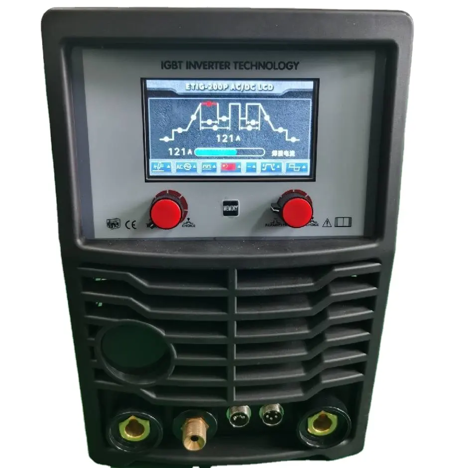 Antorcha de soldadura con control remoto de 380V, pantalla LCD PLC digital CNC, TIG AC DC 280 315 350 400, máquina de soldadura