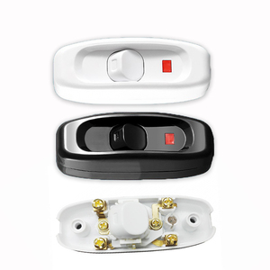 Interruttore luce da comodino all'ingrosso AC 250V 10A interruttore in linea lampada da tavolo interruttore di alimentazione a pulsante in rame puro con indicatore LED - Product Image 6