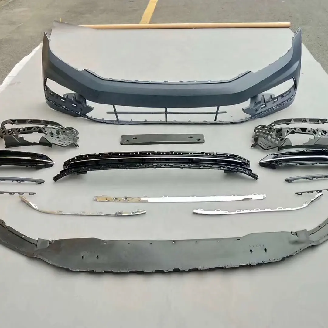 2016-2018 VW Sagitar Passat Magotan Bumper Depan Mobil dengan Grill untuk VW Sagitar Passat Magotan GLI Bumper Depan 2016 2017 2018