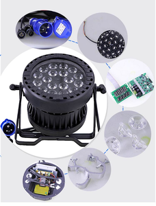 RGBW 4 in1 <span class=keywords><strong>Dmx</strong></span> stage zoom wash light Dmx512 telecomando 18*10w <span class=keywords><strong>led</strong></span> par light per dj party bar