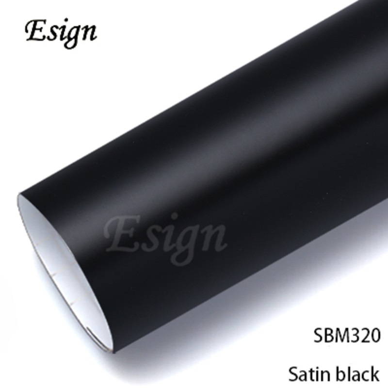 ซาตินสีดำด้าน