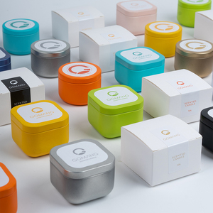 Soy Wax Crystal Black Tin Customized 10 Color Set <strong>Chakra</strong> Gemstone Candles With Essential <strong>Oil</strong>