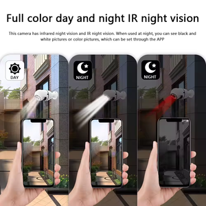 自動追跡360度ワイヤレスCCTV防犯カメラナイトビジョン1080p 3MP 5Gクラウドストレージオプション4G P2Pネットワークをサポート - Product Image 5