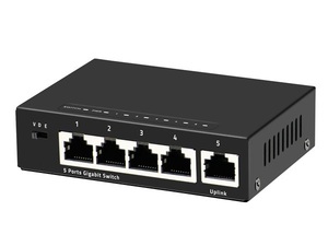 Mini 8 RJ45-Port-Gigabit-VLAN-Netzwerk-Switch mit QoS-LOOP-Alarm funktionen für drahtlosen IP-Kamera-AP - Product Image 2