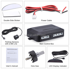 <strong>Wireless</strong> <strong>Reverse</strong> Camera Parking Lot Car <strong>Sensors</strong> Reversing Aid Parking <strong>Sensor</strong> <strong>System</strong> with Turkish Voice LED Display - Product Image 3