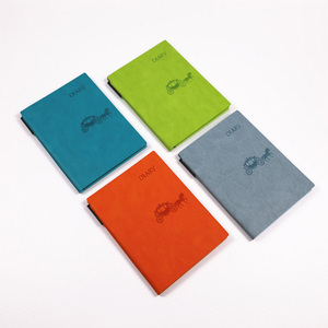 Bloc de notas de cuero de imitación creativo de tapa blanda con logotipo, cuaderno de cuero de imitación creativo ecológico, libro de cuero A4 - Product Image 6