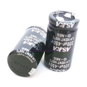 压缩机功率滤波变频器用450V 220UF铝电解电容器不间断电源 - Product Image 2