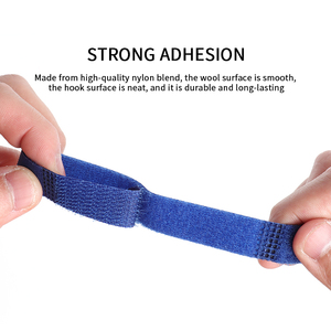 Wholesale <strong>Hook</strong> <strong>and</strong> <strong>Loop</strong> Cable Tie Nylon Polyester Multiple Colors <strong>Hook</strong> <strong>and</strong> <strong>Loop</strong> P <strong>Type</strong> Double-Side Cable Ties Strap - Product Image 2