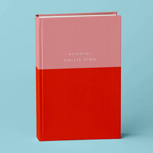 LABON-Cuaderno con impresión personalizada, libreta con diseño de bloque de color, nombre personalizado - Product Image 2