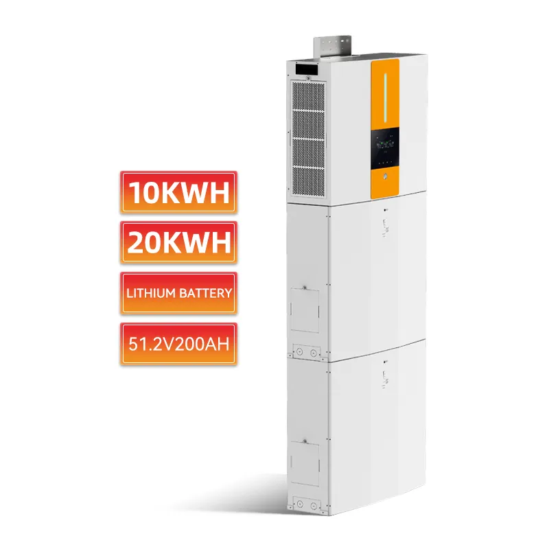 ESS batteria agli ioni di litio ad alta tensione BMS eco-friendly agli ioni di litio 10kwh 20kwh batteria di accumulo di energia solare per uso domestico