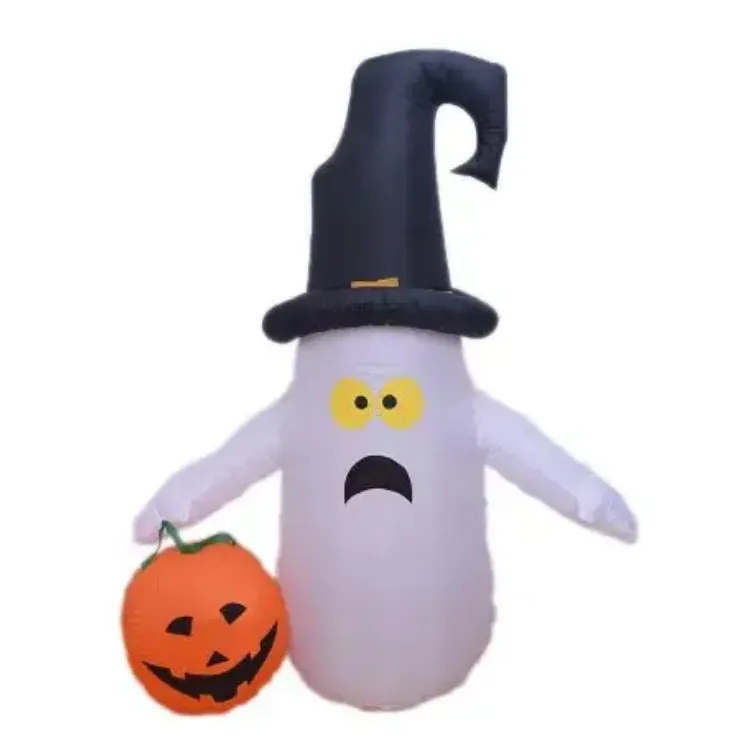 Palloncino Festival di Halloween 4ft elfo fantasma zucca luci Led decorazione zucca gonfiabile decorazioni di Halloween