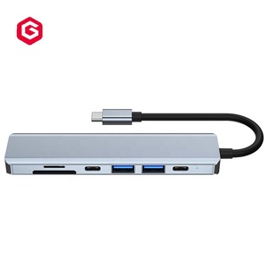 640メガバイト/秒USB3.0ハブアダプター1つの電話ラップトップアダプターに7ポート高速USBPORハブダウンロード互換タイプCコンピューター - Product Image 4