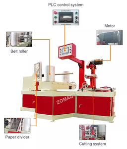 自動ストレートペーパーコア巻き巻き巻き巻き加工機械カッター段ボール紙管製造機 - Product Image 2