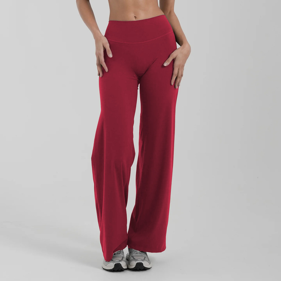 Pantalon rouge foncé