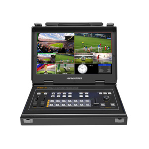 AVMATRIX新PVS0613U便携式6通道4 * SDI和2 * HDMI输入多格式流切换器，带13.3英寸IPS FHD屏幕 - Product Image 1
