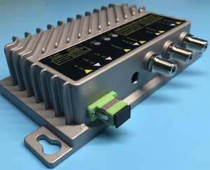 Dual 10dbm optischer CATV-Sender und-Empfänger für Glasfasern etz 1550nm Wellenlänge 12V Netzteil 2 Port - Product Image 4