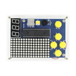 51マイクロコントローラーゲームコンソールTetris/Snakeドットマトリックスゲーム電子モジュールメーカーDIYキット - Product Image 4