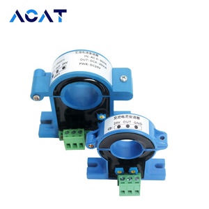 Núcleo dividido dc ac 0-500a 4 20ma rs485 transmisor de salida monofásico corriente transductor de efecto hall 400a