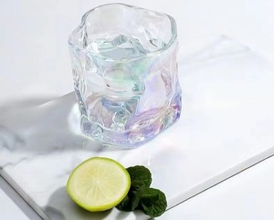 New Twisted <strong>Cup</strong> Creative Personality Irregular Shaped <strong>Cup</strong> Colorful Glass Water <strong>Cup</strong>