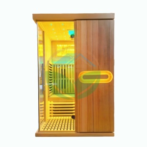 Far &amp; Near Infrared <strong>LED</strong> Sauna Room Heater Low EMF with Red <strong>LED</strong> Dry Sauna with Comfortable Temperature Regulation - Product Image 6