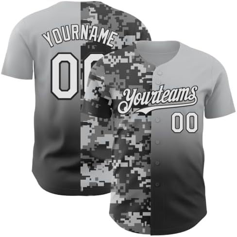 Camo-gray and Black