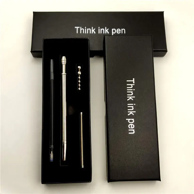 SHULI人気のストレス軽減フィジェットペン磁気金属シンクインクペン子供用