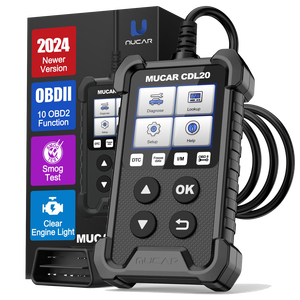 MUCAR CDL20 2025 OBD2スキャナーフルシステムスキャンツールチェックエンジンライト診断ツールスモッグテスト自動車コードリーダー - Product Image 1