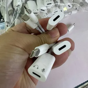适用于iPad的苹果手机C型耳机转换器支持充电收听有线控制音频适配器电缆 - Product Image 2