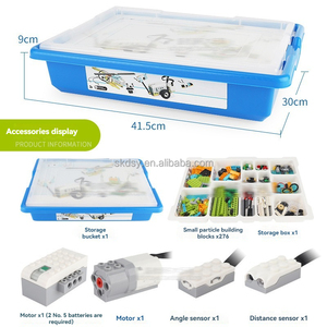 168โมเดลชุดก้าน WeDo2.0หุ่นยนต์สูงตัวต่อเพื่อการศึกษาโมเดลโรงเรียนสร้างการเรียนรู้ที่มีความสุขสำหรับนักเรียน - Product Image 5