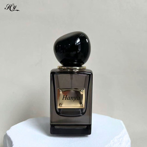 Hanya New Luxury Clear Black Fashion Luxury Design 30 <strong>ml</strong> 50 <strong>ml</strong> <strong>100</strong> <strong>ml</strong> Empty Glass Small 30ml Perfume Bottle 50ml With <strong>Box</strong> - Product Image 3