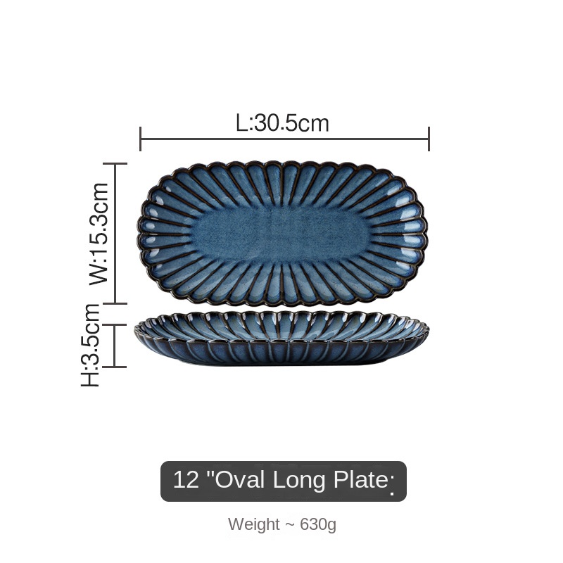 12-Oval Long Platter