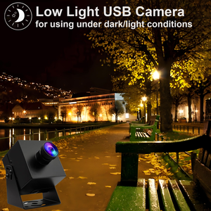 ELP通用串行总线摄像机12MP 120fps高速无失真镜头低光IMX577 4k迷你光燃烧摄像机，适用于电脑Skype变焦FaceTime - Product Image 5
