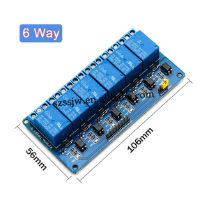SZSSJW Stock 5V 6way <strong>Relay</strong> Module for <strong>Arduino</strong> 6 channel <strong>with</strong> Optocoupler <strong>Relay</strong> Output High Quality Industrial <strong>control</strong> <strong>relay</strong>