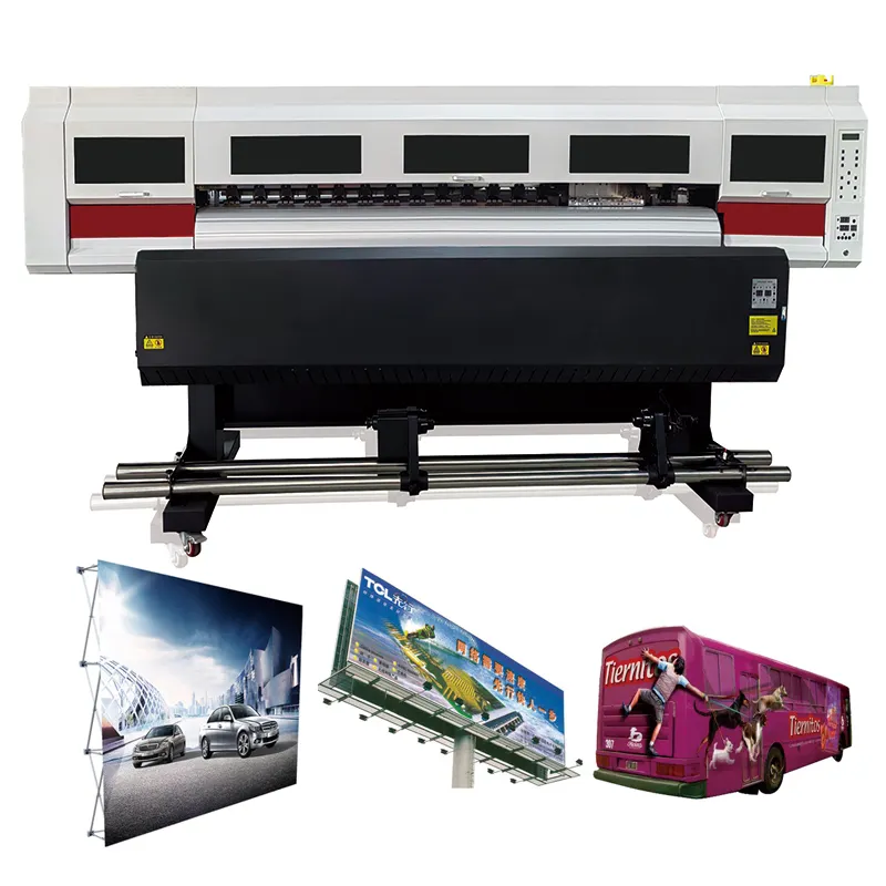 1.8m large format eco solvent printer outdoor flex banner posters textile dye sublimation printing machine