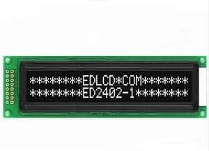 Il modulo Display LCD 24x2 con Display LCD a carattere 2402 ha un modulo di visualizzazione a colori blu giallo verde con interfaccia 8080 6800 - Product Image 3