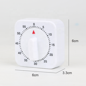 Gloway gadget da cucina quadrati 60 minuti conto alla rovescia Timer visivo sveglia promemoria Timer meccanico da cucina - Product Image 2