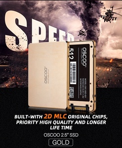 OSCOO 2.5英寸SATA3.0固态硬盘 (SSD) 128gb 256gb 512gb 2D MLC NAND闪存计算机配件定制 - Product Image 3