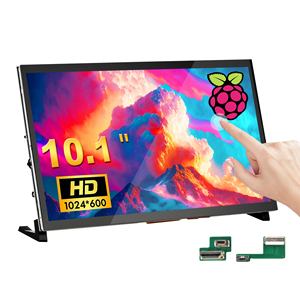 Touch screen da gioco da 10.1 pollici 60HZ IPS Laptop PC LCD Monitor portatile Ultra sottile per Raspberry Pi 4 3 3b con doppio altoparlante - Product Image 1