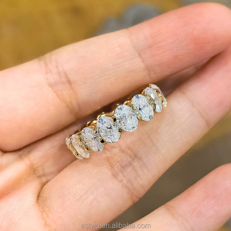 Banda de diamantes de laboratorio de 50 puntos