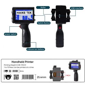 軽量で使いやすい手持ち型インクジェットプリンタ湾曲表面コーディングおよびマーキング用アウターパッケージングプリンタ用 - Product Image 5