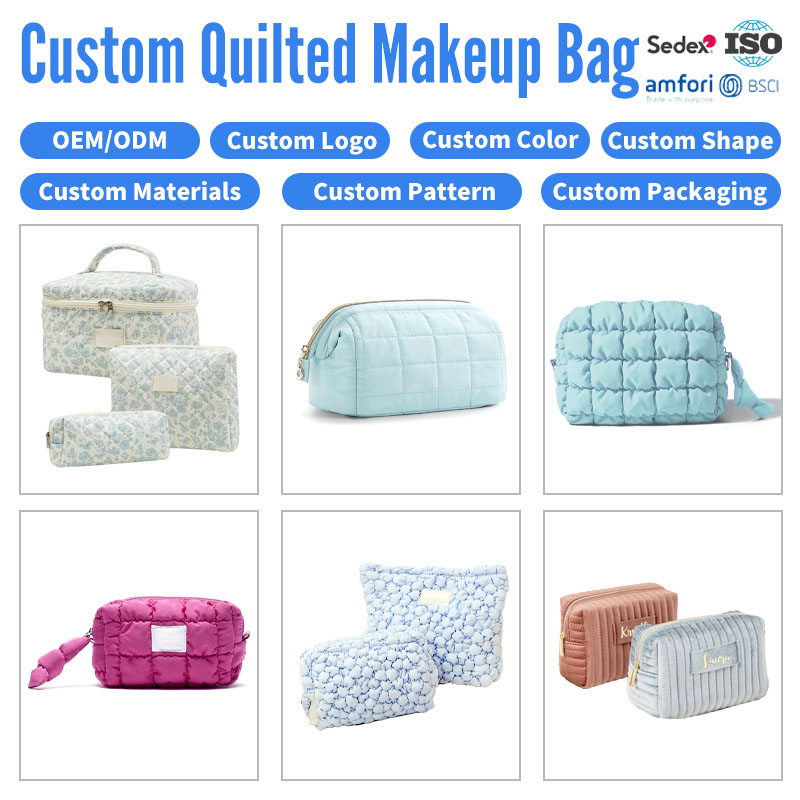 Bolsa de Maquillaje Acolchada Personalizada