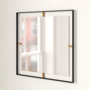 Espejo Rectangular para Sala de Estar Espejos de Pared Cuadrados de Doble Marco - Product Image 2