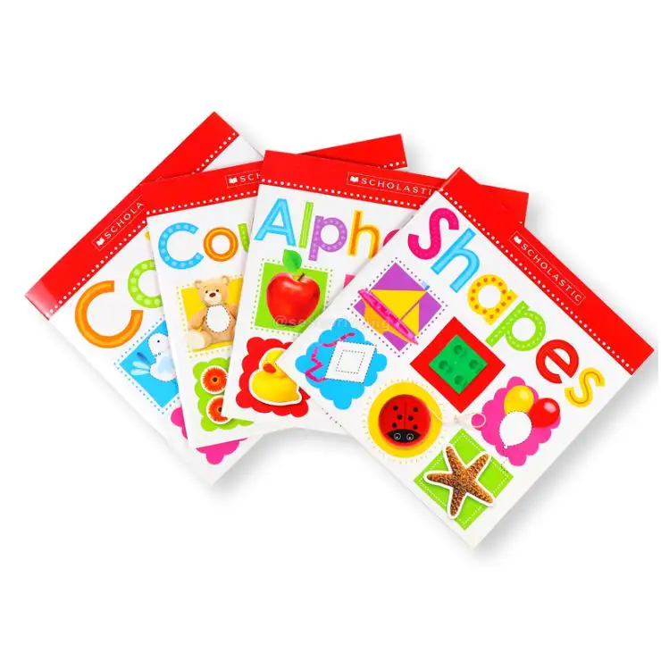 Meu primeiro livro de aprendizagem precoce Custom crianças Softcover Contando Sticker Book Printing Kids Reutilizável Sticker Book Printing