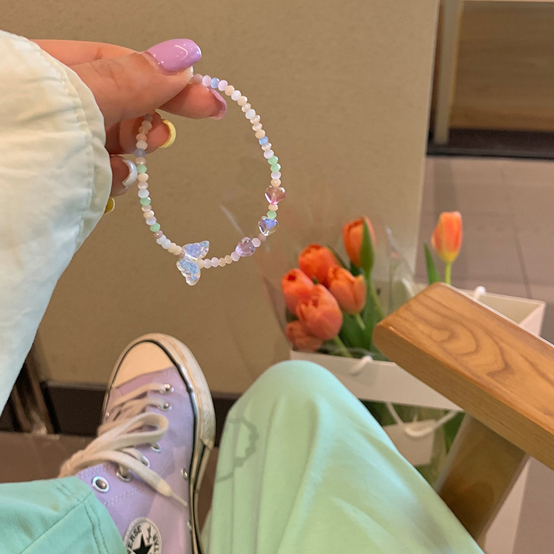 Bracelet de perles multicolores-Multi