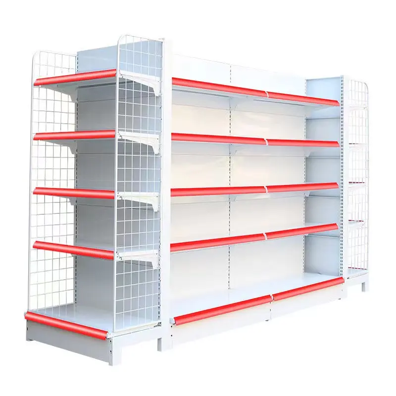 Multifunctional Metal Durable Double Side Retail Display Supermarket Shelf with CE certificate